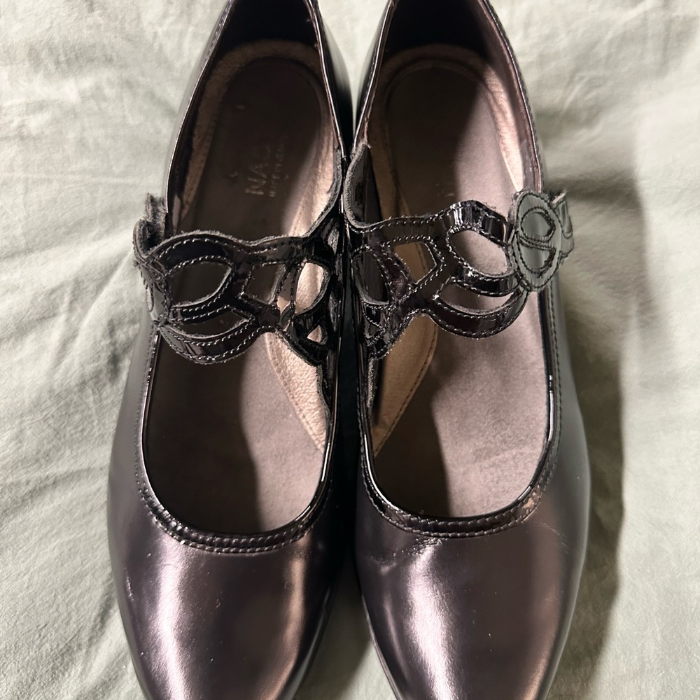 Naot Women's Black Mary Jane Heels